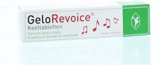 GeloRevoice- 20 zuigtabletten - voor bescherming van het mondslijmvlies en keelholte
