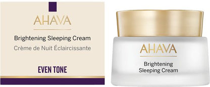 AHAVA voedende Nachtcréme – Voed de huid overnacht – Verheldert en egaliseert de huid – Verminderd fijne lijntjes en donkere kringen – VEGAN – Alcohol- en parabenenvrij – 50ml