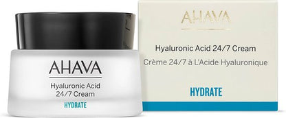 AHAVA Crème met Hyaluronzuur | Intensieve Hydratatie & Huidverfijning | Verzacht Uitdrogingslijnen | Hyaluronic Acid | Anti-Rimpel & Anti-Aging voor M