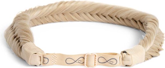 Infinity Braids - Jolie Fishtail Braid - Haarband - Haarband Dames - Haarbanden - Haarband Meisje - Jolie Shimmer Ale