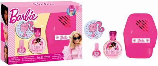 Barbie Geurtje 50ml + Manicure Kit Voor Kinderen - Airval