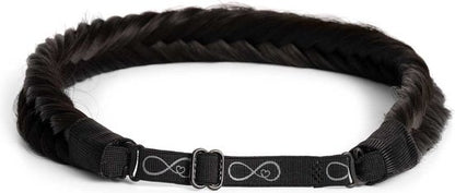 Infinity Braids - Jolie Fishtail Braid - Haarband - Haarband Dames - Haarbanden - Haarband Meisje - Jolie Espresso Smoke