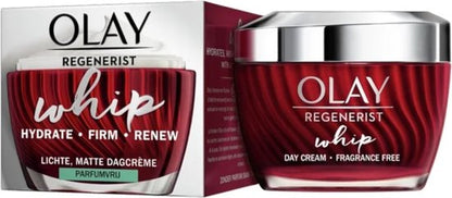 Olay Dagcrème Regenerist Whip Parfumvrij 50 ml