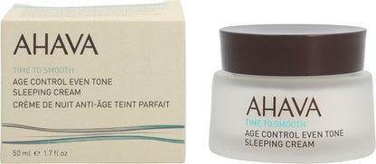 AHAVA voedende Nachtcréme – Voed de huid overnacht – Verheldert en egaliseert de huid – Verminderd fijne lijntjes en donkere kringen – VEGAN – Alcohol- en parabenenvrij – 50ml