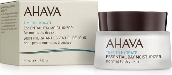 AHAVA Dagcreme voor Normale tot Droge Huid - Ultra Licht & Hydraterend | Geeft Gezonde Gloed | Voorkomt Uitdroging | Moisturizer voor een droge huid & gezicht | Gezichtscreme voor mannen & vrouwen - 50ml
