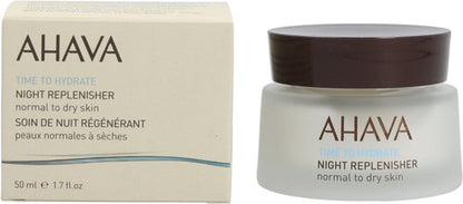 AHAVA Nachtcrème - Intensieve Hydratatie en Herstel | Voor Normaal tot Droge Huid | Anti Uitdroging | Gezichtscrème voor mannen & vrouwen | Moisturizer voor een droge huid & gezicht - 50ml