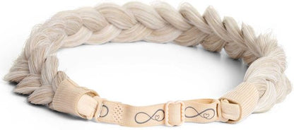 Infinity Braids - Viènne Messy Braid - Haarband - Haarband Dames - Haarbanden - Haarband Meisje - Viènne Ashy Ribbon