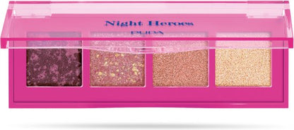 Pupa Milano - Night Heroes 4 multi-finish eyeshadow palette - 002 - 5.2 gram