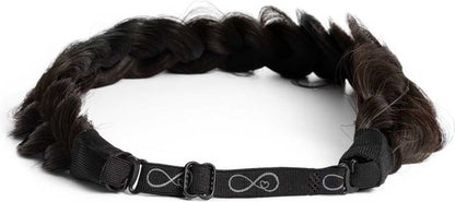 Infinity Braids - Viènne Messy Braid - Haarband - Haarband Dames - Haarbanden - Haarband Meisje - Messy Braid Viènne Espresso Smoke