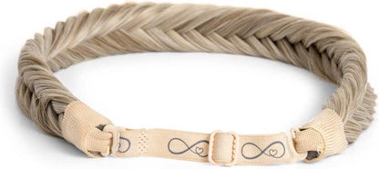 Infinity Braids - Jolie Fishtail Braid - Haarband - Haarband Dames - Haarbanden - Haarband Meisje - Jolie Satin Caramel