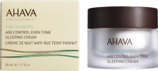AHAVA voedende Nachtcréme – Voed de huid overnacht – Verheldert en egaliseert de huid – Verminderd fijne lijntjes en donkere kringen – VEGAN – Alcohol- en parabenenvrij – 50ml