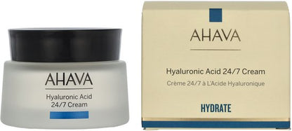 AHAVA Crème met Hyaluronzuur | Intensieve Hydratatie & Huidverfijning | Verzacht Uitdrogingslijnen | Hyaluronic Acid | Anti-Rimpel & Anti-Aging voor M