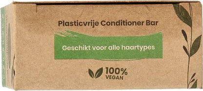HappySoaps Conditioner Bar - Aloe Vera Love - Beschadigd, Normaal en Vet Haar - 100 Plasticvrij, Natuurlijk en Vegan - 65gr