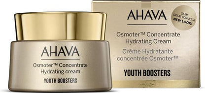 AHAVA Dode Zee Osmoter Crème | 24-Uurs Hydratatie | Blauw Licht Bescherming | Anti-rimpel Formule | Anti-Aging Dagcrème voor Mannen & Vrouwen | Moistu