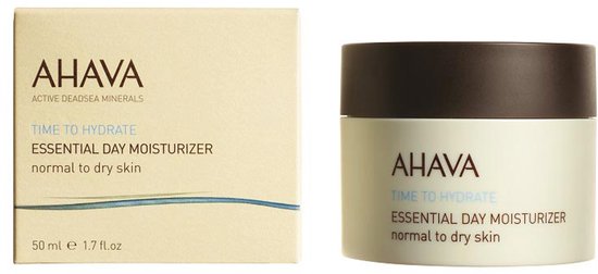 AHAVA Dagcreme voor Normale tot Droge Huid - Ultra Licht & Hydraterend | Geeft Gezonde Gloed | Voorkomt Uitdroging | Moisturizer voor een droge huid & gezicht | Gezichtscreme voor mannen & vrouwen - 50ml