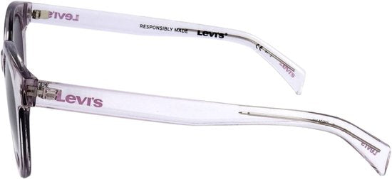 Levi's Zonnebril 1009/s Cat.3 Rond Polyamide Transparat/paars