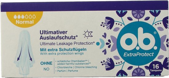 o.b. Extra Protect Normal 16 stuks