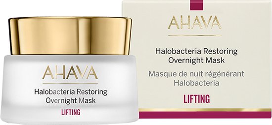 AHAVA Halobacteria Masker | Nachtelijk Huidherstel | Anti-Rimpel & Huidverhelderend | Anti-aging Gezichtsmasker | Gezichtsverzorging voor mannen & vro