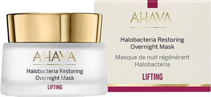 AHAVA Halobacteria Masker | Nachtelijk Huidherstel | Anti-Rimpel & Huidverhelderend | Anti-aging Gezichtsmasker | Gezichtsverzorging voor mannen & vro