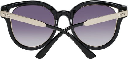 Guess - GF0323 - Zonnebril - Dames - Zwart - Paarse lens