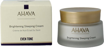 AHAVA voedende Nachtcréme – Voed de huid overnacht – Verheldert en egaliseert de huid – Verminderd fijne lijntjes en donkere kringen – VEGAN – Alcohol- en parabenenvrij – 50ml