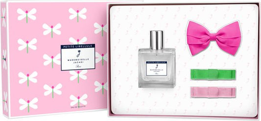 JACADI PARIS Eau De Toilette 'Mademoiselle Petite Libellule' Geschenkset Meisjes - Parfum 100 ml & Haaraccessoires - Zonder Alcohol - Kinderparfum Meisjes