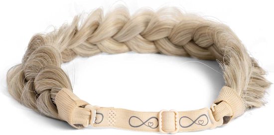 Infinity Braids - Viènne Messy Braid - Haarband - Haarband Dames - Haarbanden - Haarband Meisje - Messy Braid Viènne Satin Caramel