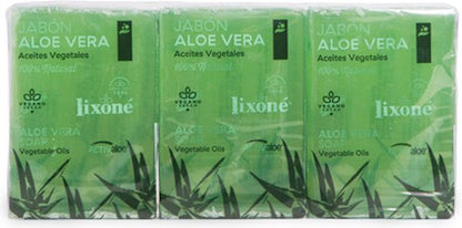 Blok Zeep Natuurlijke Glycerine Aloe Vera Lixoné (3 stuks)