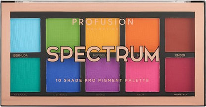 Profusion Oogschaduw Artistry Mini Palette | Oogschaduw Palette | Oogschaduw Primer, 10 kleuren (Spectrum)