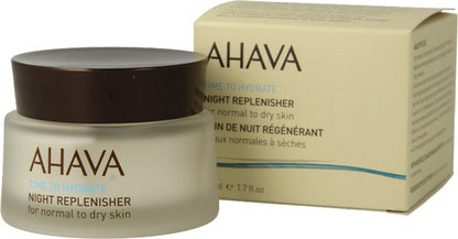 AHAVA Nachtcrème - Intensieve Hydratatie en Herstel | Voor Normaal tot Droge Huid | Anti Uitdroging | Gezichtscrème voor mannen & vrouwen | Moisturizer voor een droge huid & gezicht - 50ml