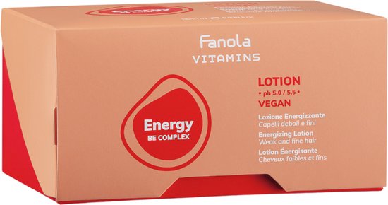 Fanola - Vitamins Be Complex Energizing Lotion Ampullen - 12x10ml