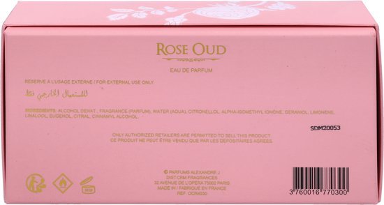 Alexandre J. - The Collector Rose Oud - Eau De Parfum - 100mlML
