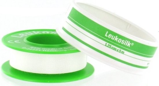 Leukosilk Gevoelige Huid | 5 m x 1.25 cm | Pleisters