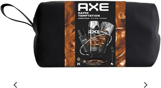 Axe Dark Temptation Giftset met Zwarte Toilettas