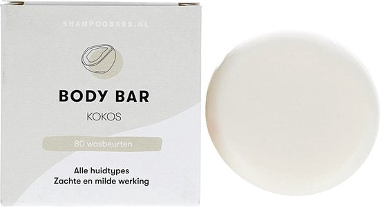 ShampooBars - Body Bar Kokos Alle Huidtypes - 60g