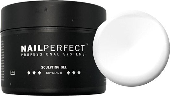 NailPerfect LED/UV Sculpting Gel Crystal II - 45gr