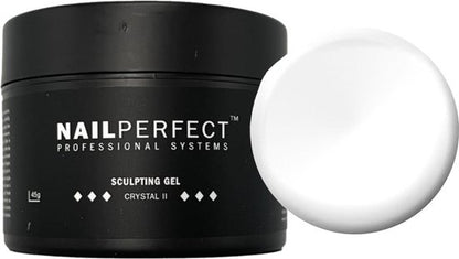NailPerfect LED/UV Sculpting Gel Crystal II - 45gr