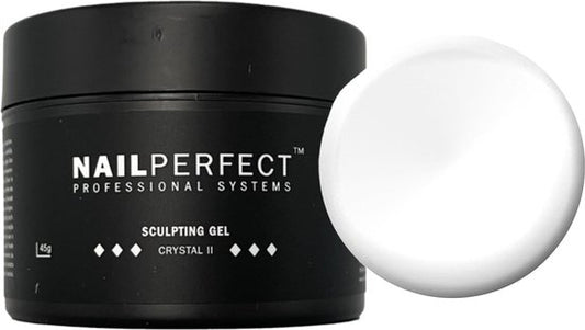 NailPerfect LED/UV Sculpting Gel Crystal II - 45gr