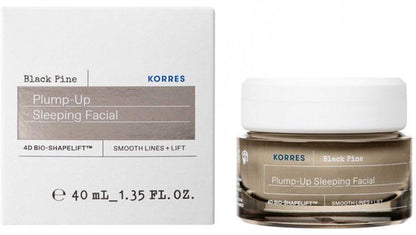 Black Pine Plump-Up Sleeping Facial verstevigende nachtcrème-masker 40ml