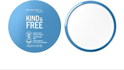 Rimmel London KIND & FREE Vegan Pressed Powder Gezichtspoeder 01 Translucent