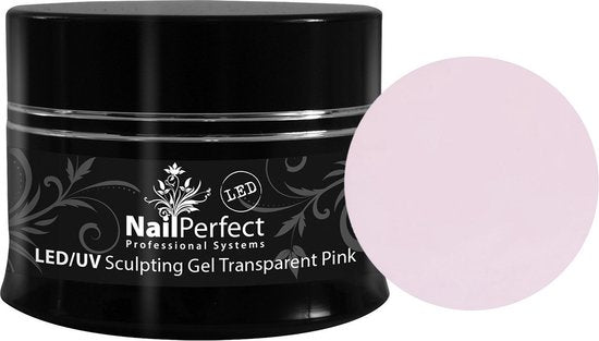 NailPerfect LED/UV Sculpting Gel Transparent Pink - 45gr