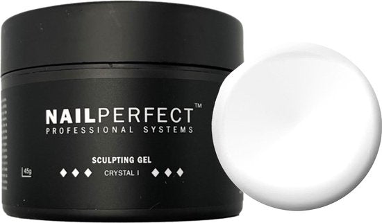 NailPerfect LED/UV Sculpting Gel Crystal I - 45gr