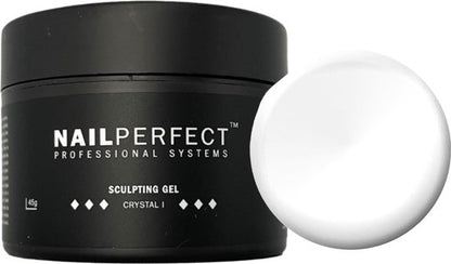 NailPerfect LED/UV Sculpting Gel Crystal I - 45gr