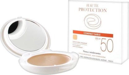 Avène Zon Compact Crème Sable SPF50 - Zonnebrand - 10 ml