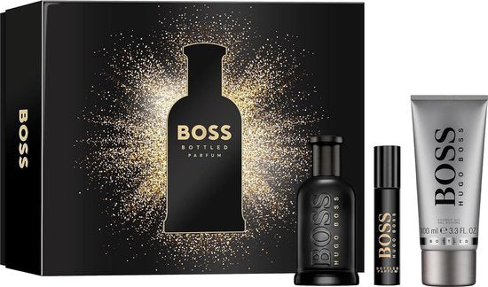 Hugo Boss Bottled Parfum 100 ml + 10 ml Parfum + 100 ml Body/Shower Gel Giftset