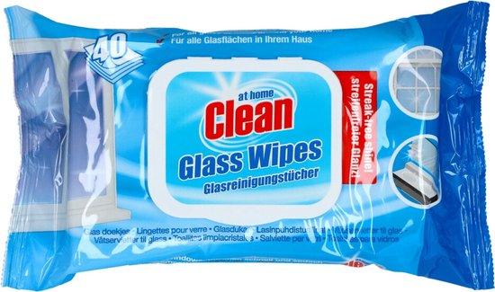 At Home Clean Hygiënische doekjes - Glas