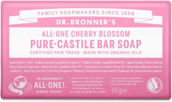 Dr. Bronner's | Kersenbloesem Zeepblok
