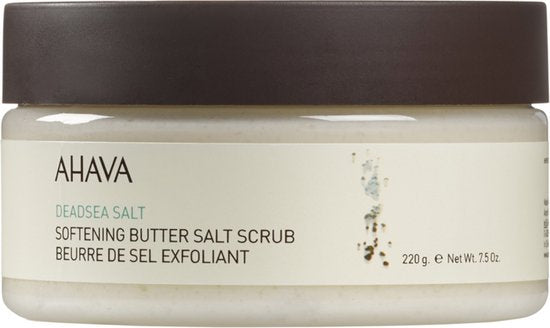 AHAVA Dode Zeezout Scrub | Gladmakend & Verkwikkend | Natuurlijke Exfoliatie | Gezichtsreiniger & Gezichtsscrub | Body Scrub voor mannen & vrouwen | 2