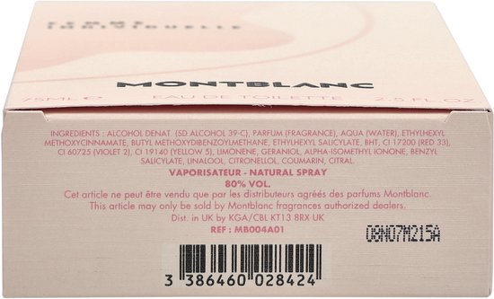Montblanc Femme Individuelle - 75 ml - Eau de toilette