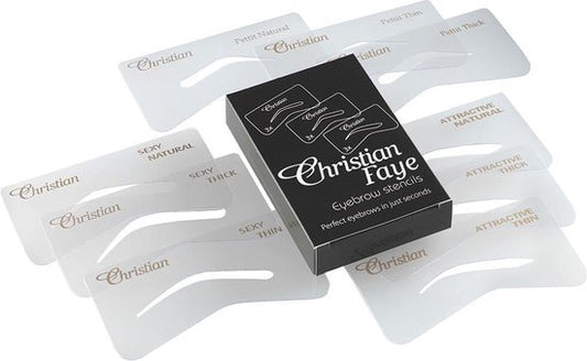 Christian Faye Eyebrow stencil set SPA 1 Set